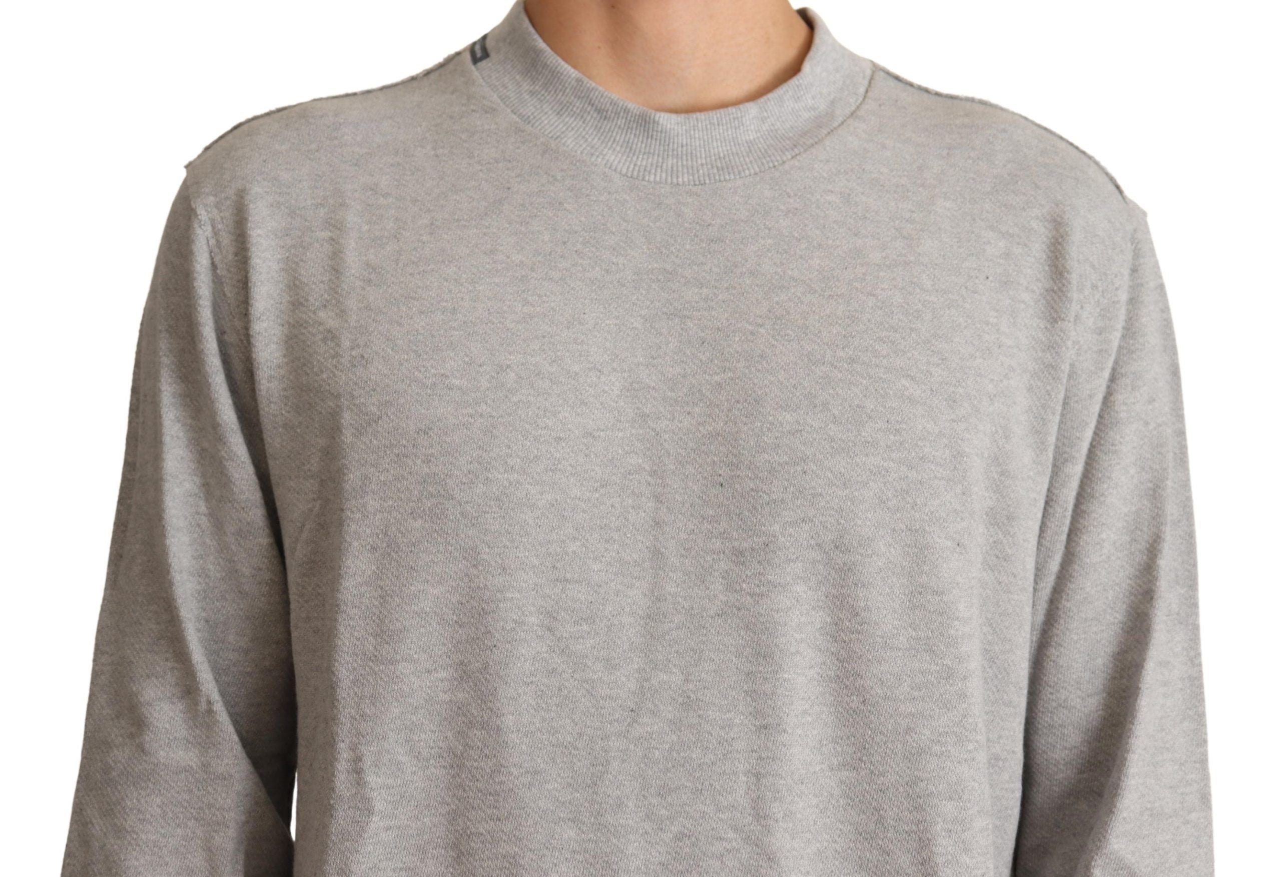 Dolce & Gabbana Sophisticated Gray Crewneck Sweater