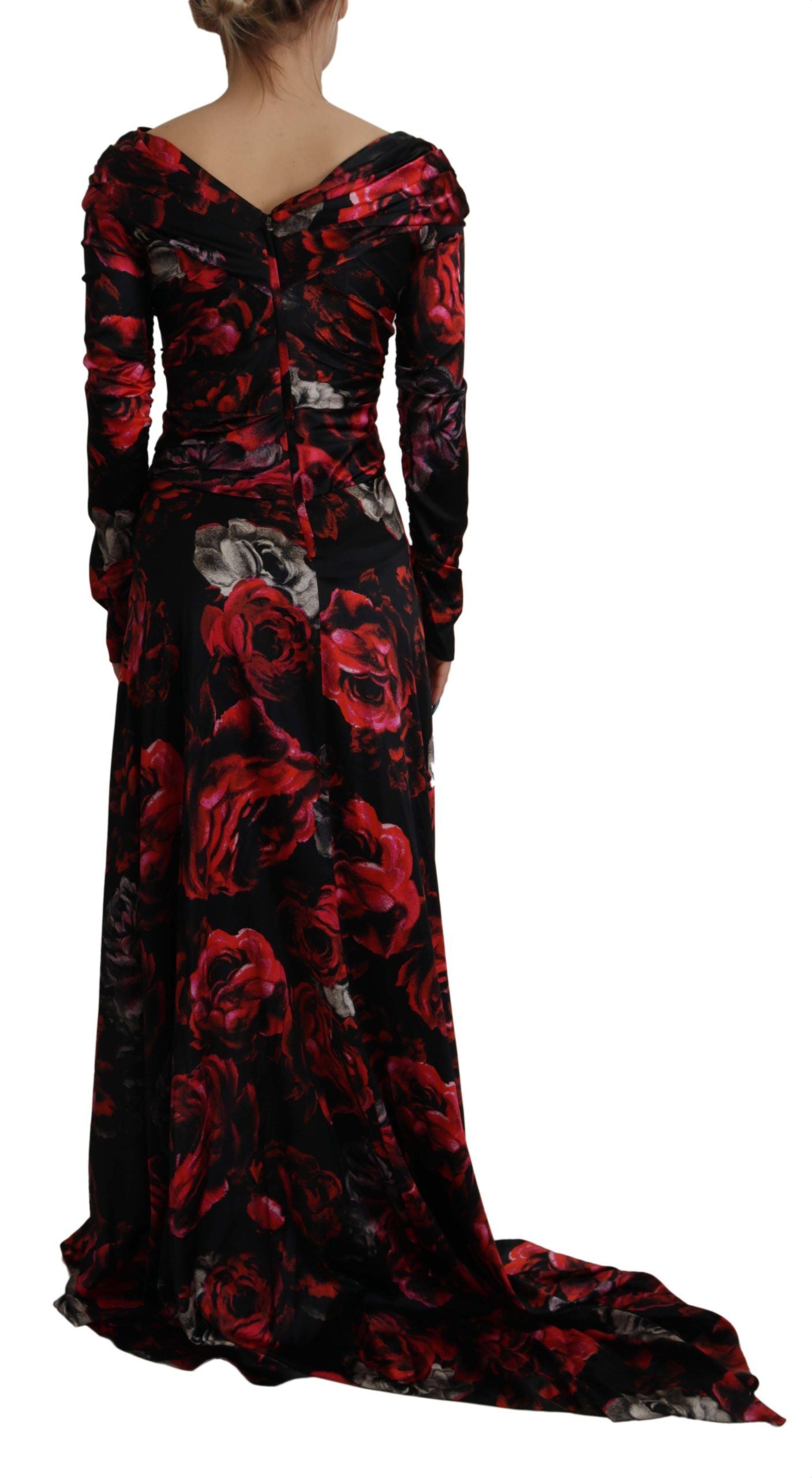 Dolce & Gabbana Elegant Floral A-Line Sheath Dress