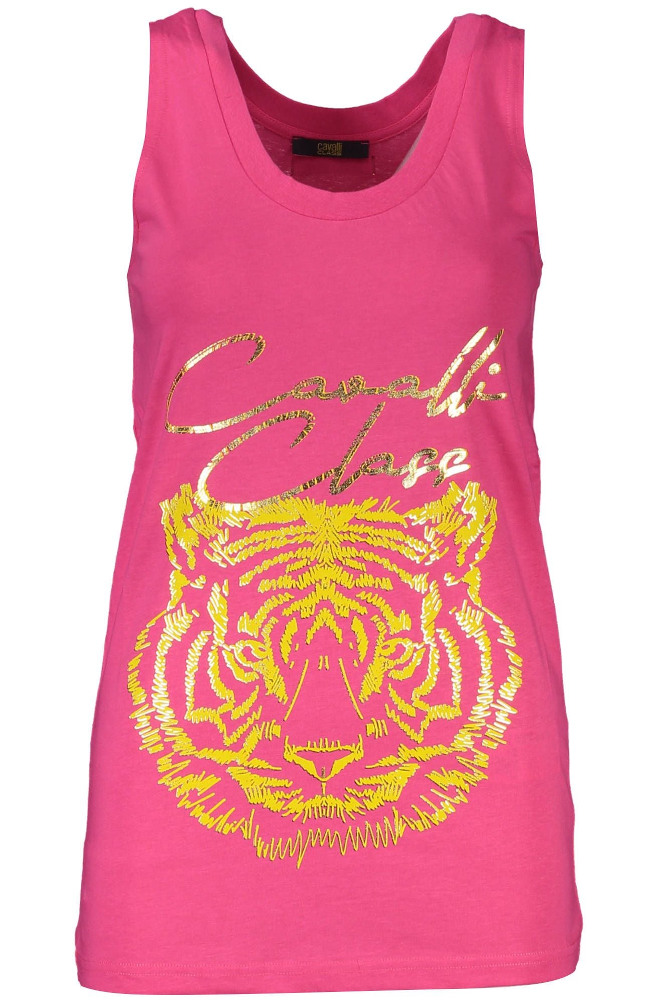 Cavalli Class Pink Cotton Women Top