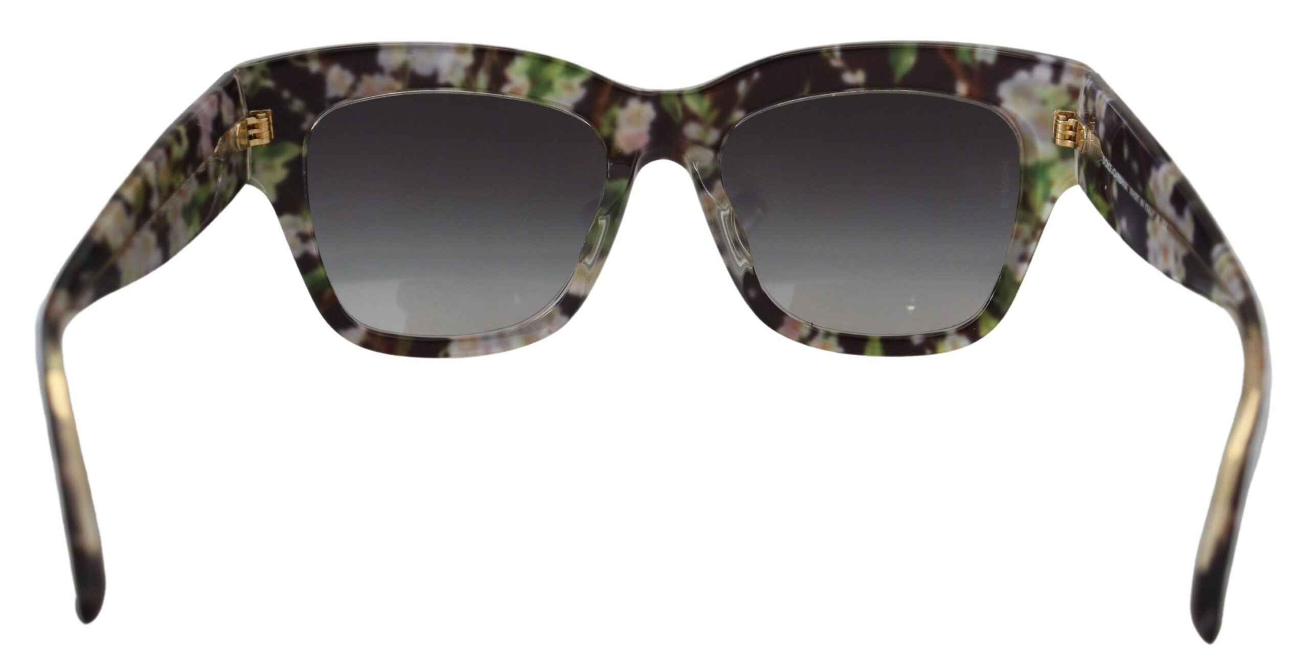 Dolce & Gabbana Elegant Black Multicolor Gradient Sunglasses