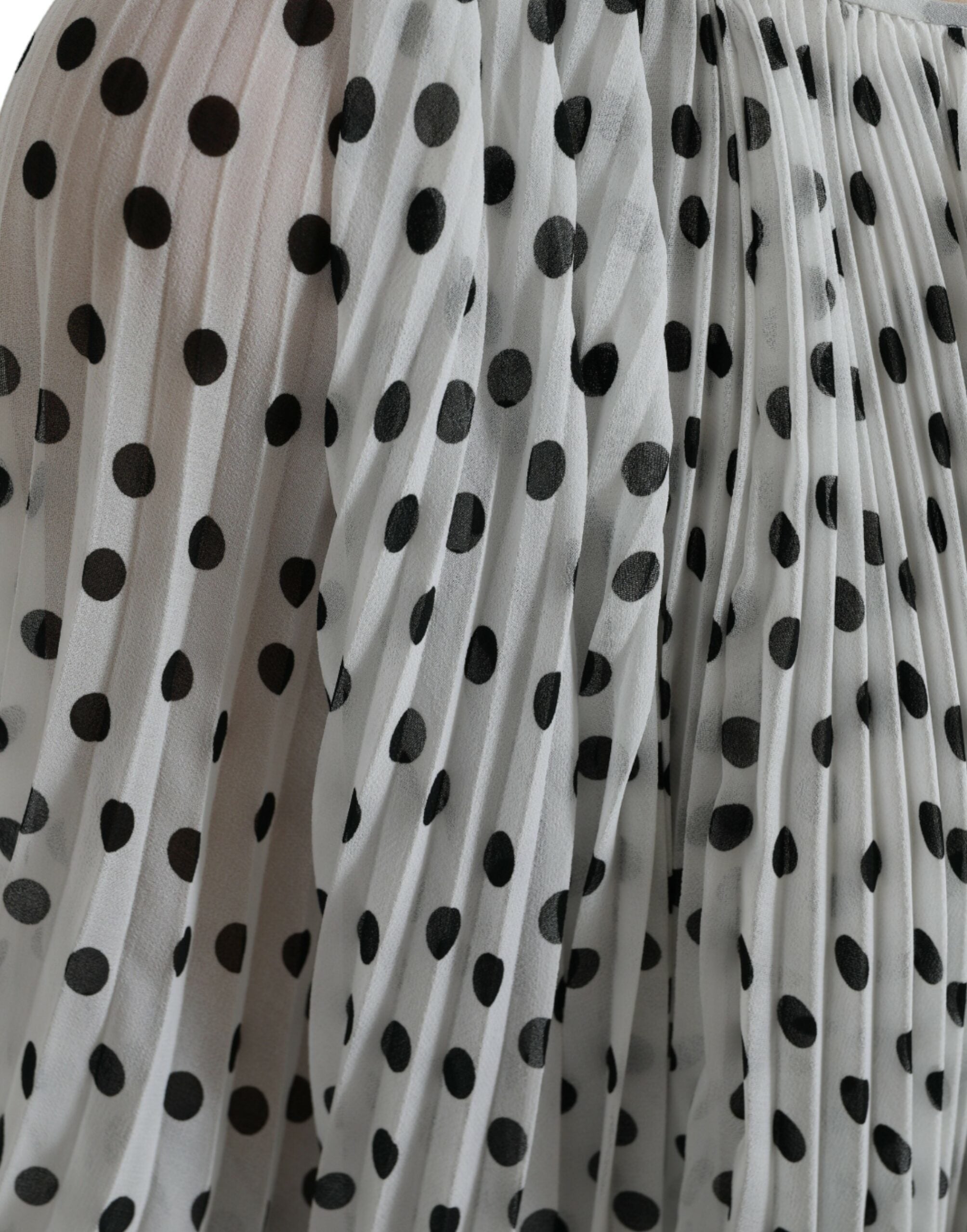 Dolce & Gabbana Elegant Polka Dots Maxi Dress