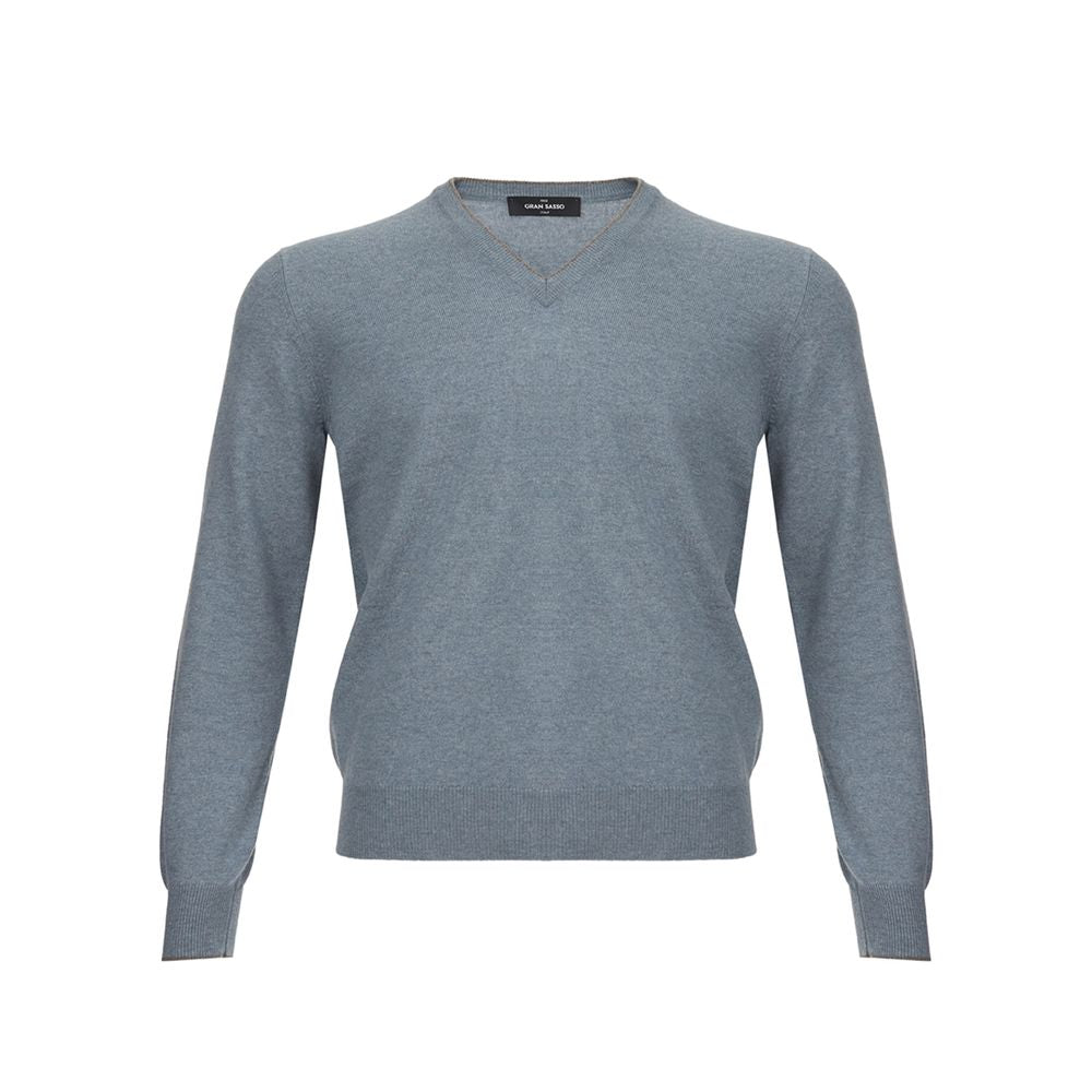 Gran Sasso Elegant Cashmere Sweater in Chic Gray