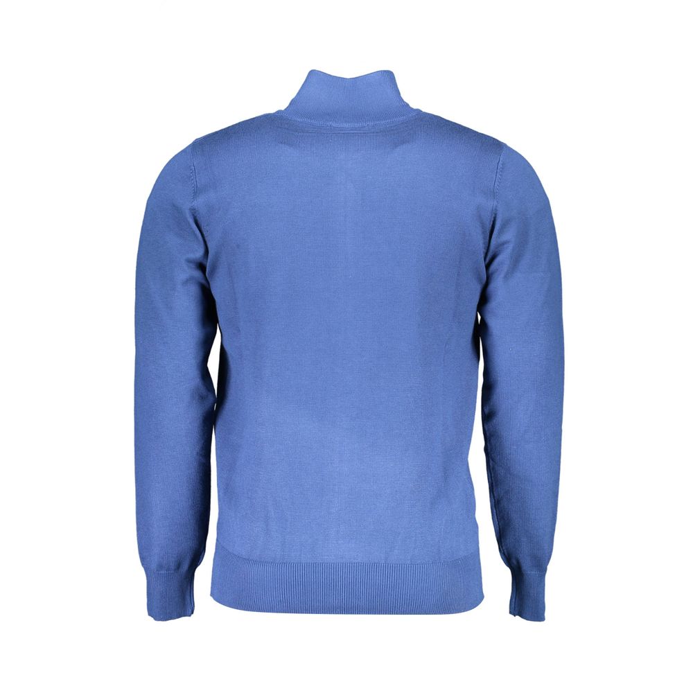 U.S. Grand Polo Blue Nylon Sweater