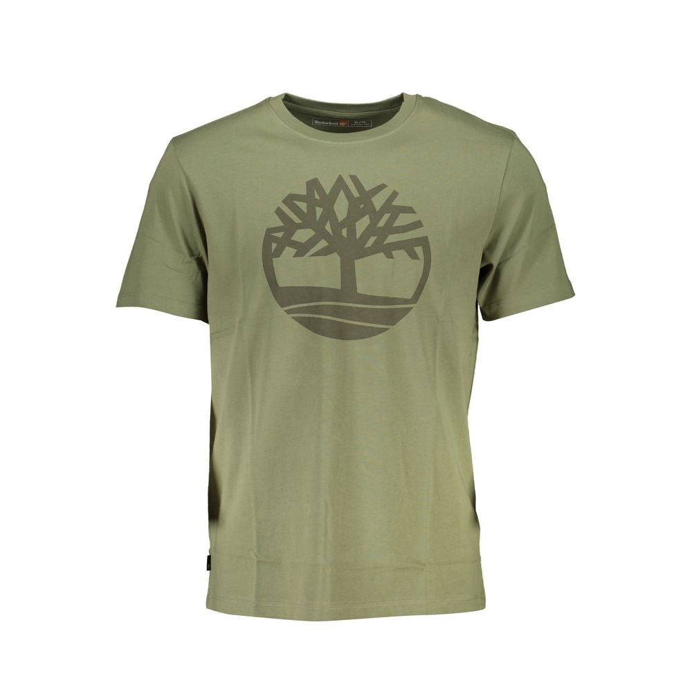 Timberland Green Cotton T-Shirt