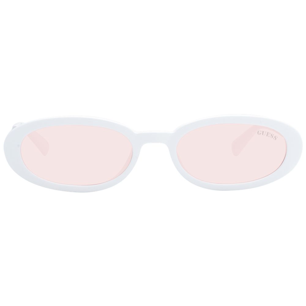 Guess White Unisex Sunglasses