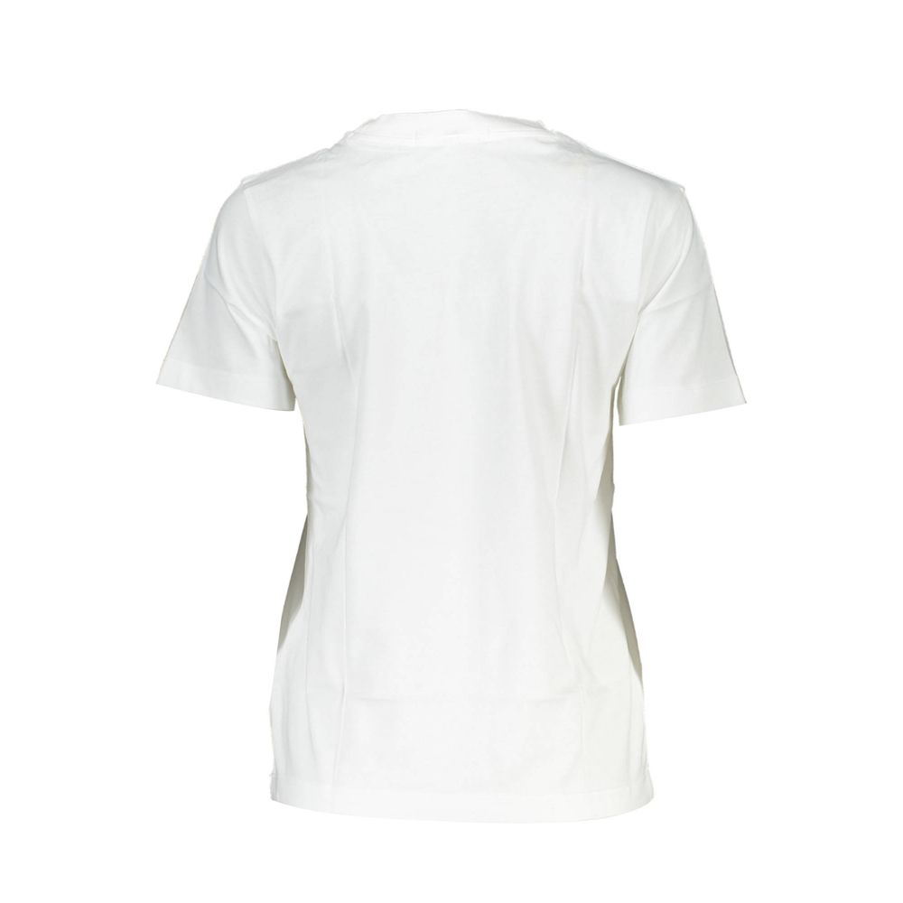 Calvin Klein White Cotton Tops & T-Shirt