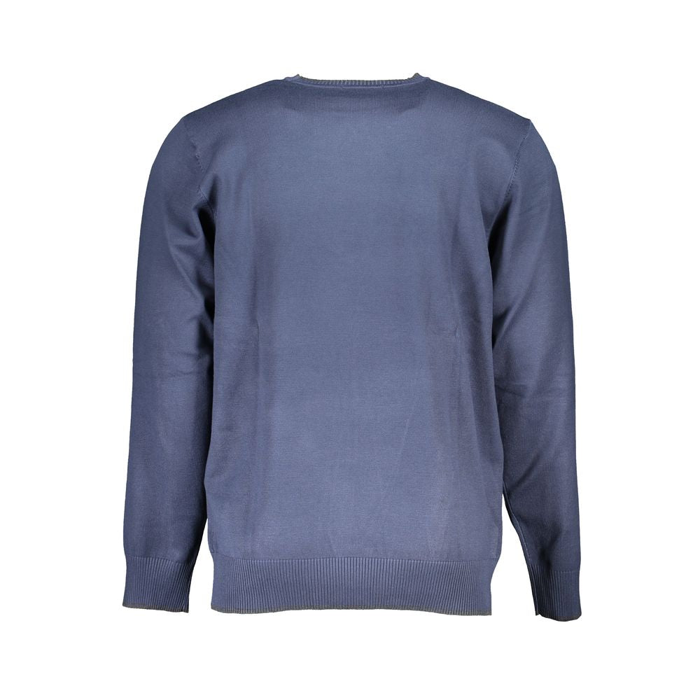 U.S. Grand Polo Blue Nylon Sweater