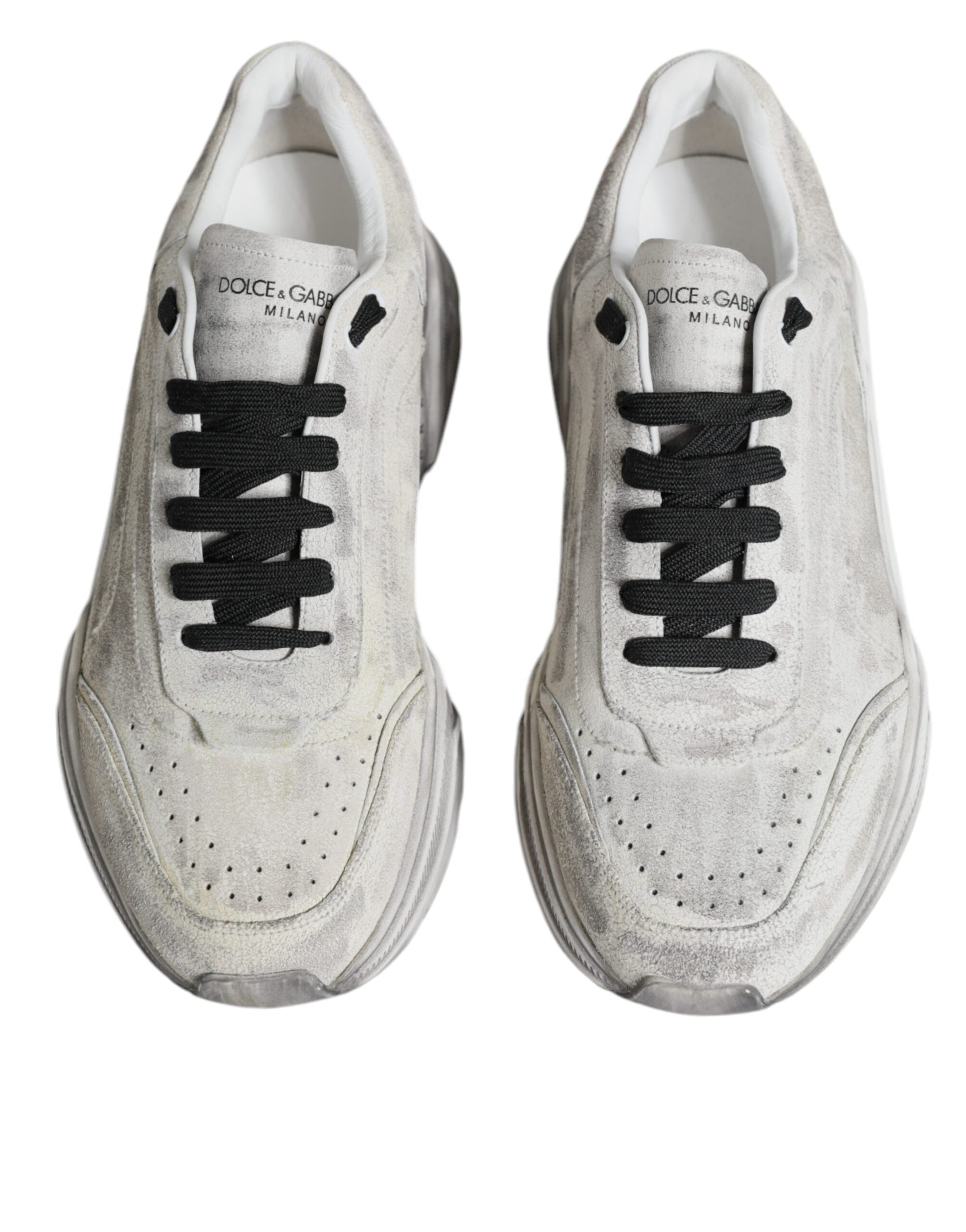 Dolce & Gabbana White Daymaster Low Top Sneakers Shoes