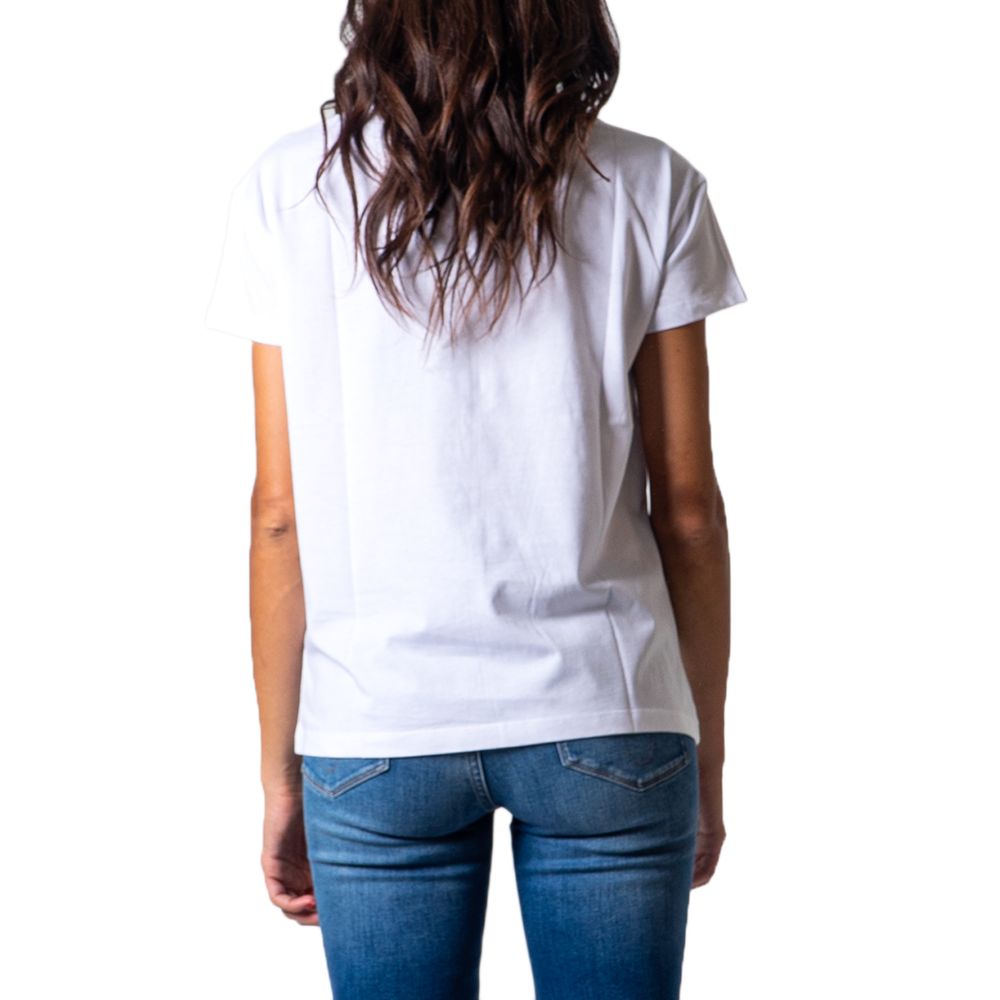 Armani Exchange White Cotton Tops & T-Shirt