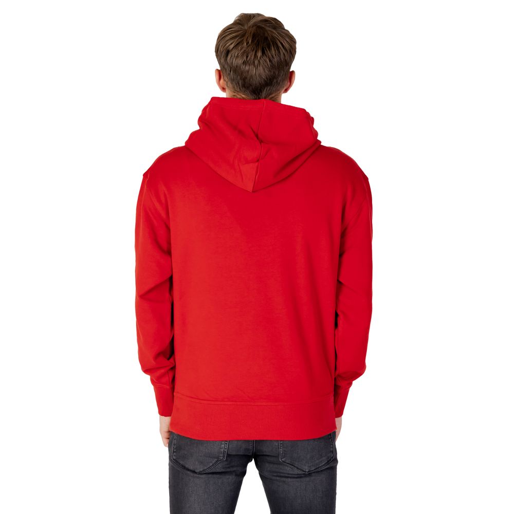 Hugo Boss Red Cotton Sweater