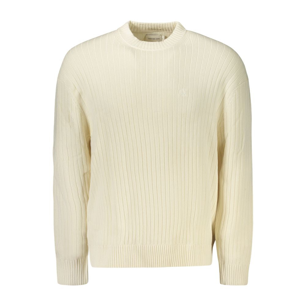 Calvin Klein White Cotton Sweater