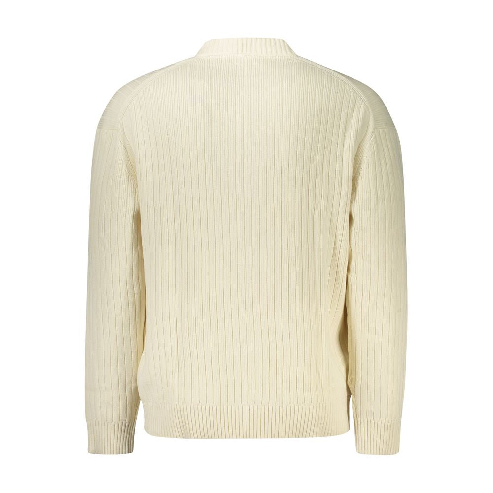 Calvin Klein White Cotton Sweater