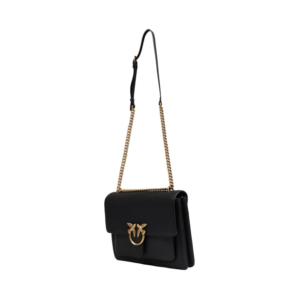 PINKO Black Leather Handbag