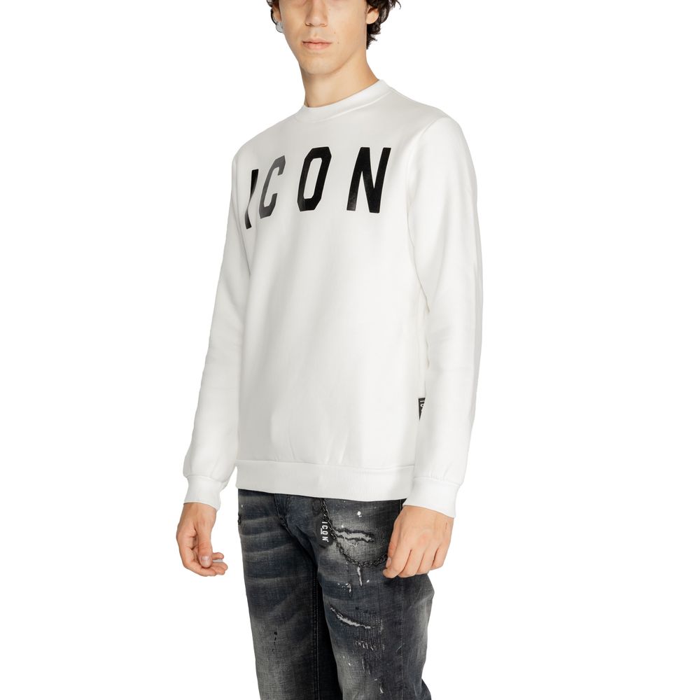 Icon White Cotton Sweater