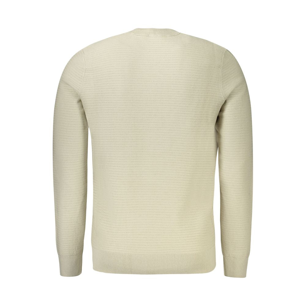 Hugo Boss Beige Cotton Sweater