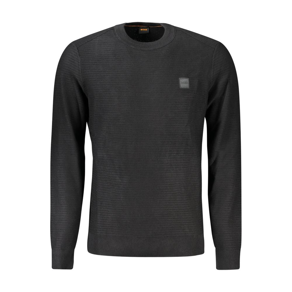 Hugo Boss Black Cotton Sweater