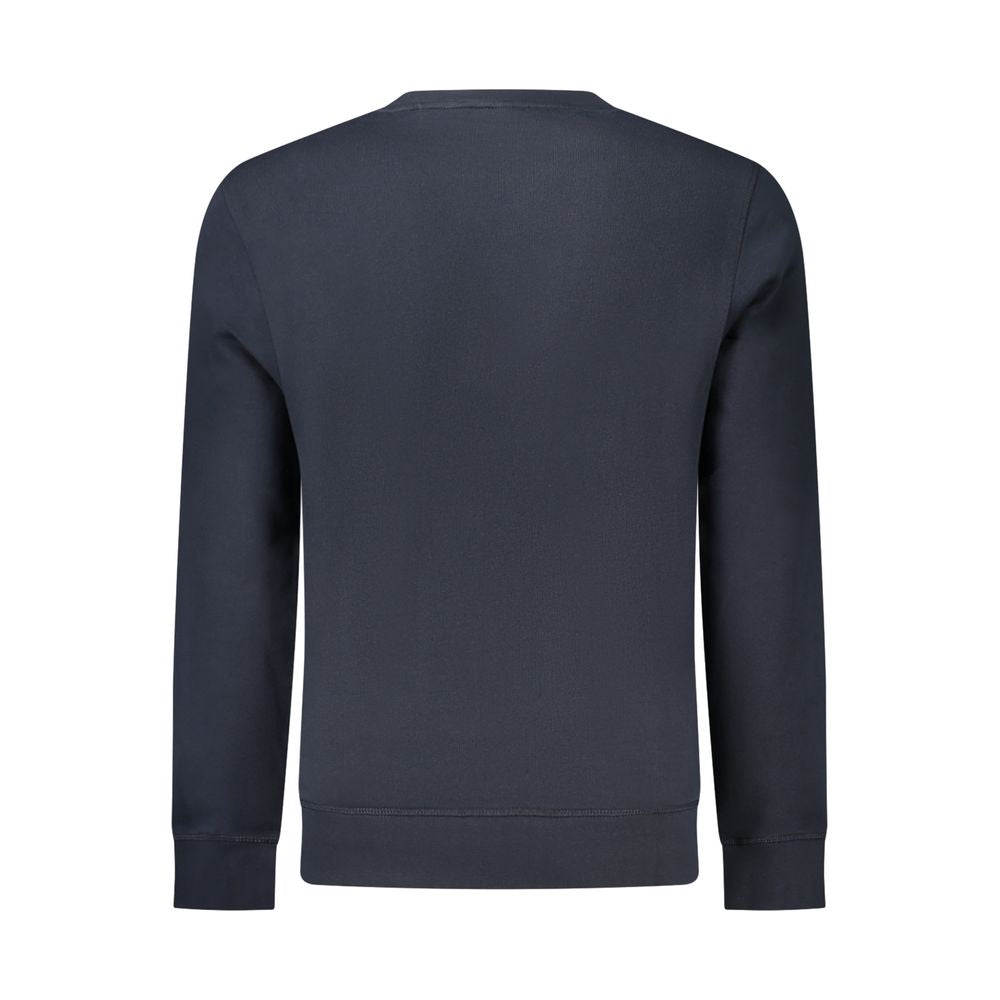 Hugo Boss Blue Cotton Sweater