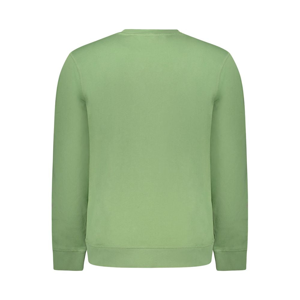 Hugo Boss Green Cotton Sweater