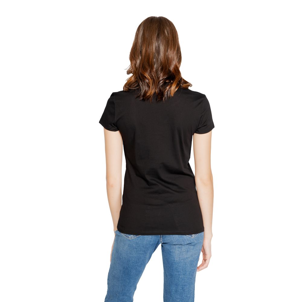 Armani Exchange Black Cotton Tops & T-Shirt