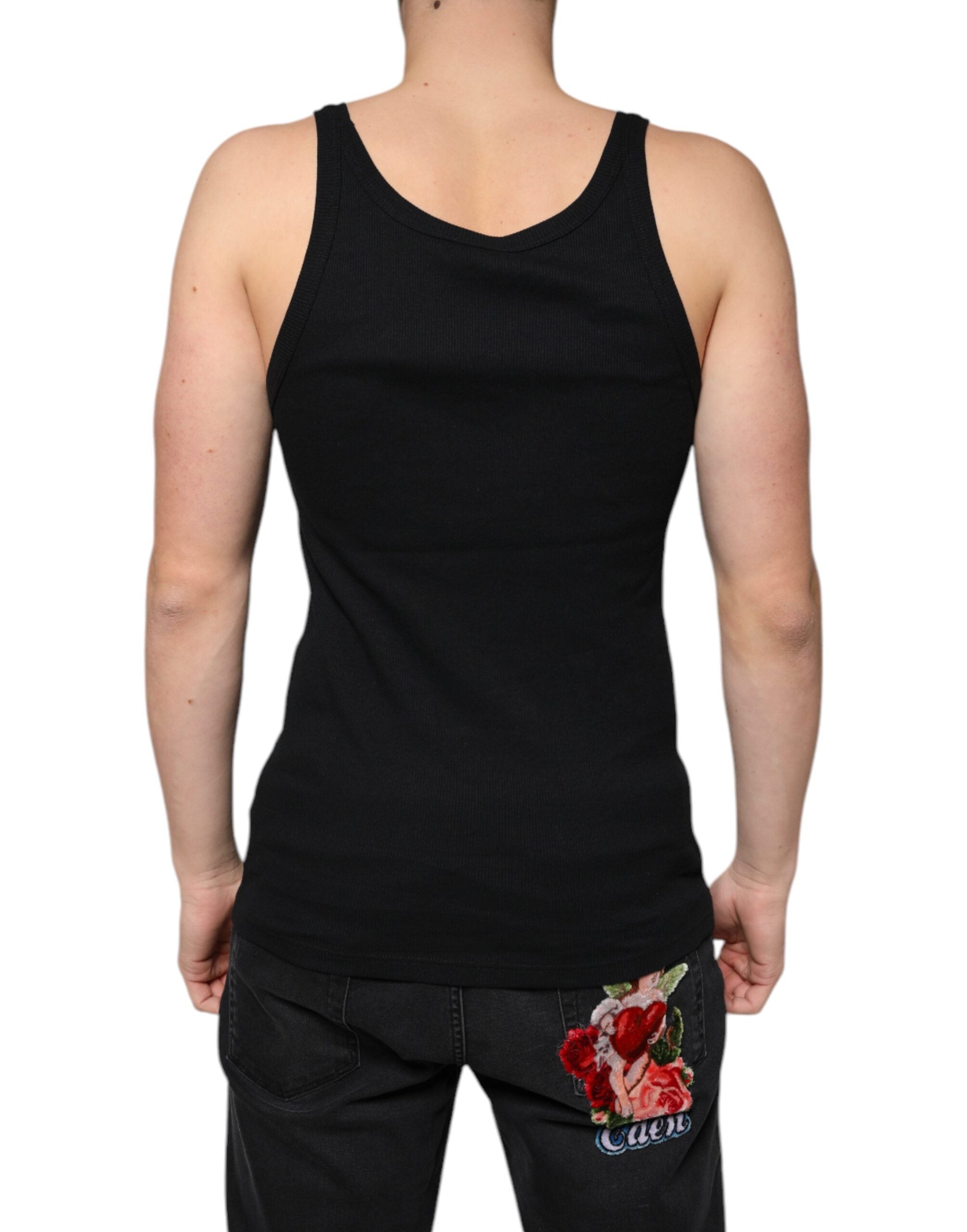 Dolce & Gabbana Black Marcello Tank Sleeveless T-shirt