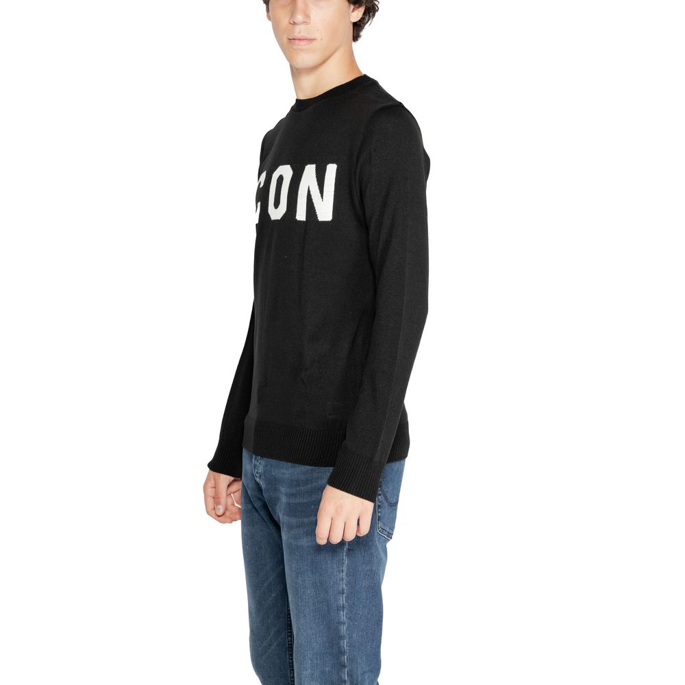 Icon Black Acrylic T-Shirt