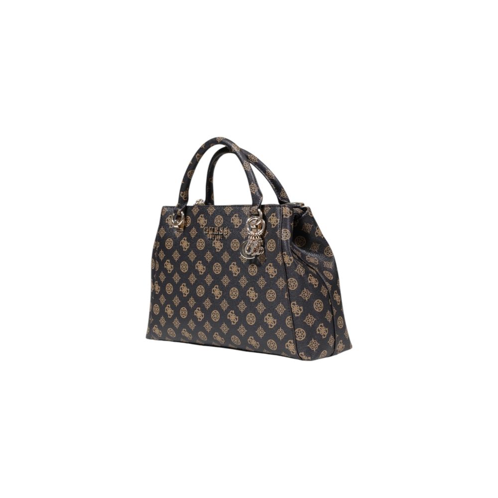 Guess Brown Polyethylene Handbag