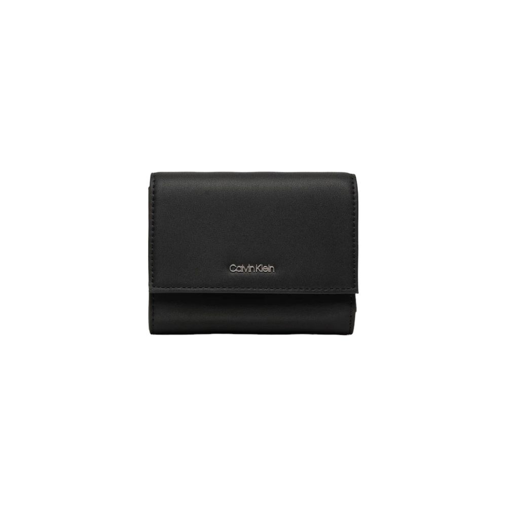 Calvin Klein Black Synthetic Leather Wallet