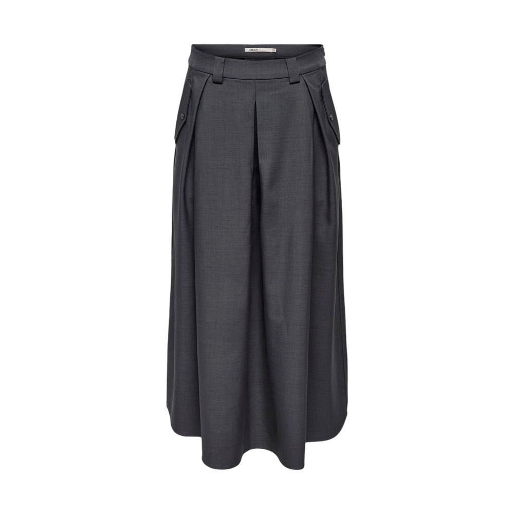 Only Gray Polyester Skirt