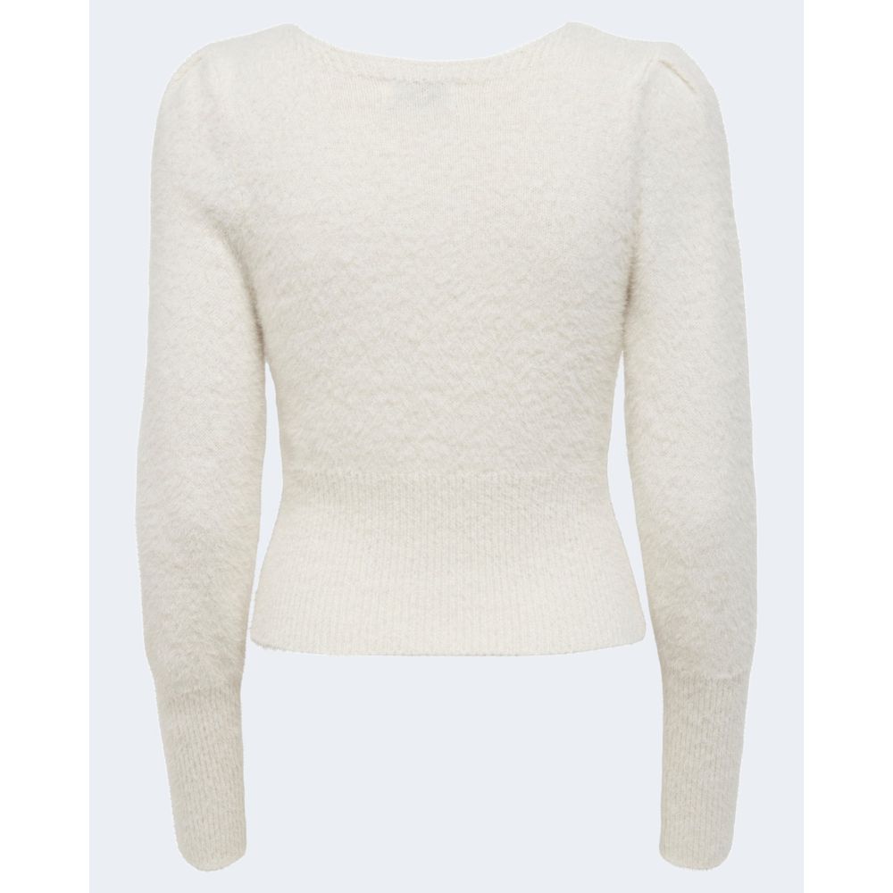 Only Cream Nylon Sweater