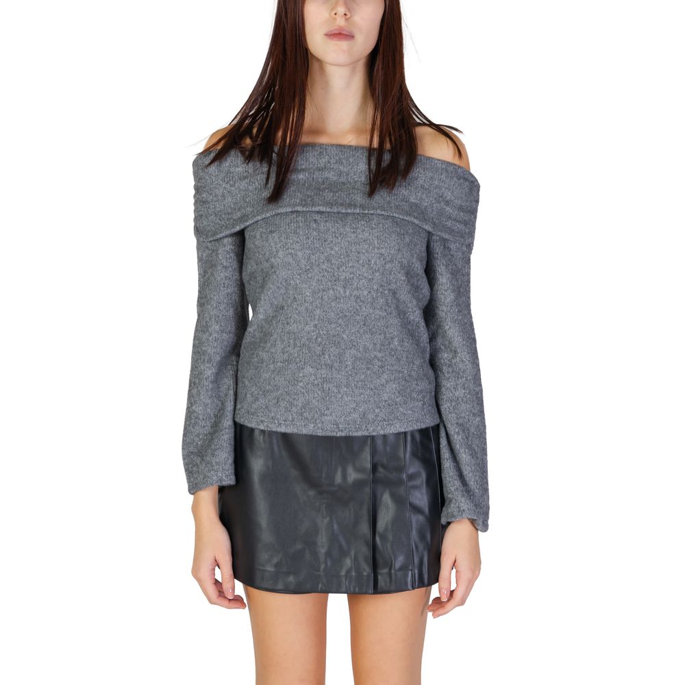 Only Gray Recycled Polyester Sweater