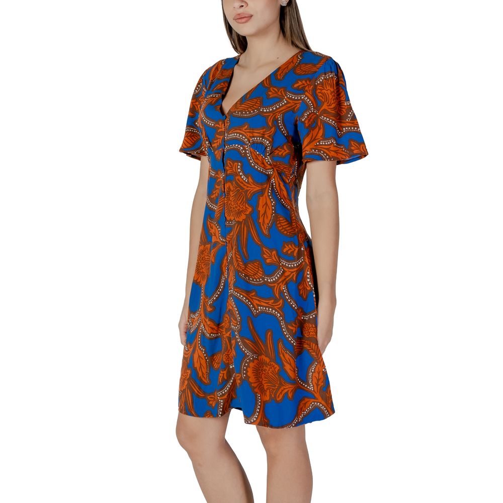 B.Young Blue Viscose Dress