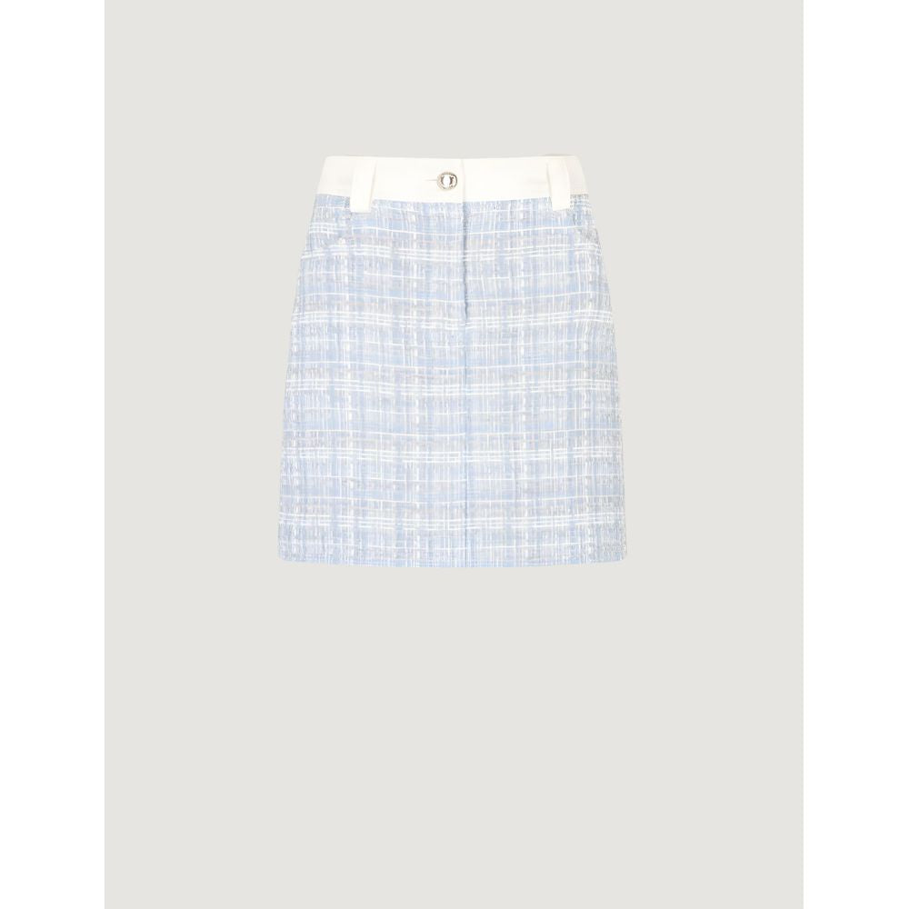 Morgan De Toi Blue Polyester Skirt