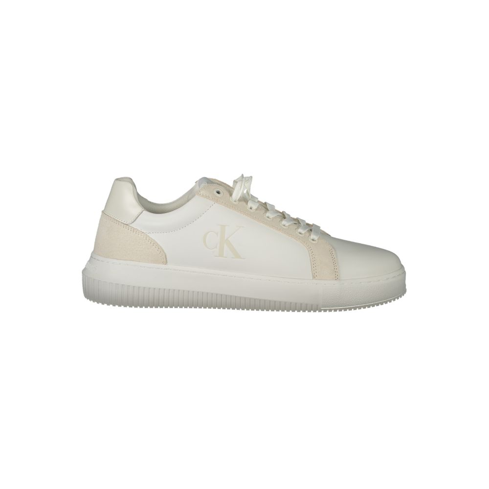 Calvin Klein White Polyester Sneaker