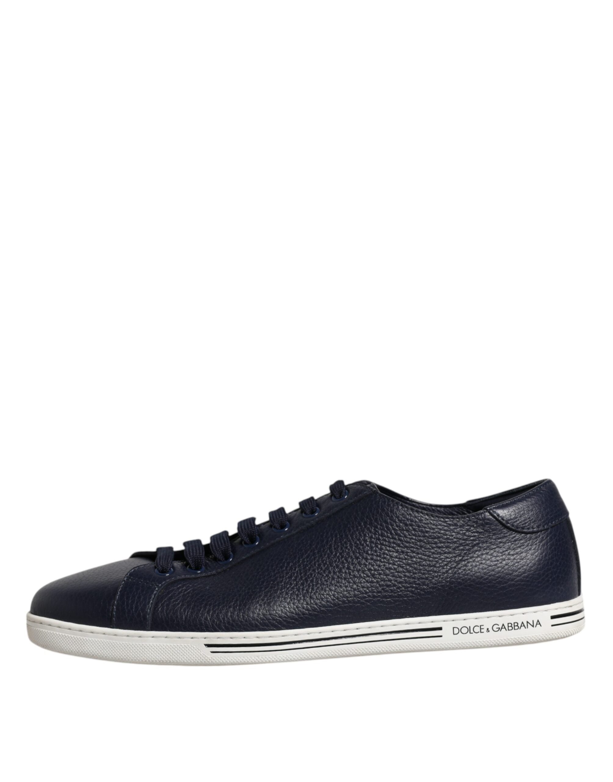 Dolce & Gabbana Black Low Top Men Saint Tropez Sneakers Shoes