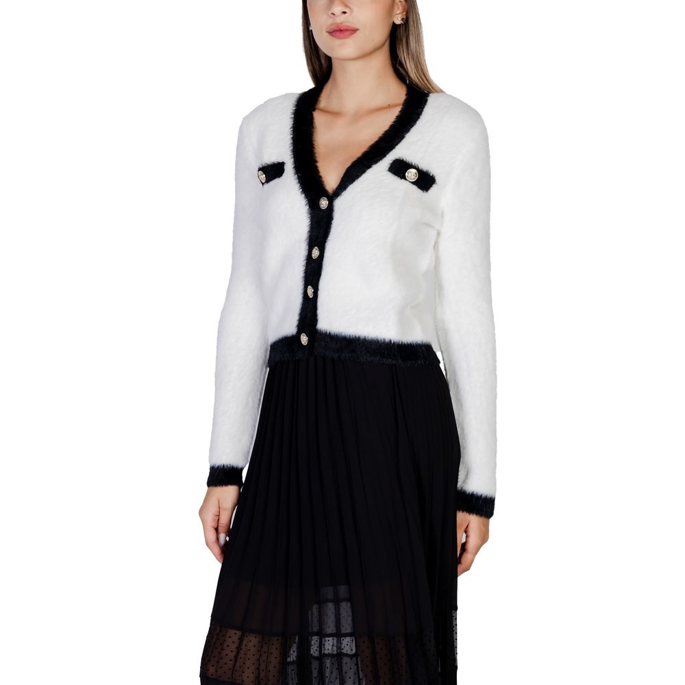 Morgan De Toi White Polyamide Cardigan