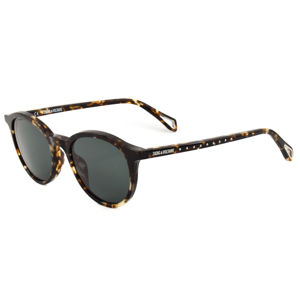 Zadig & Voltaire Brown Acetate Sunglasses