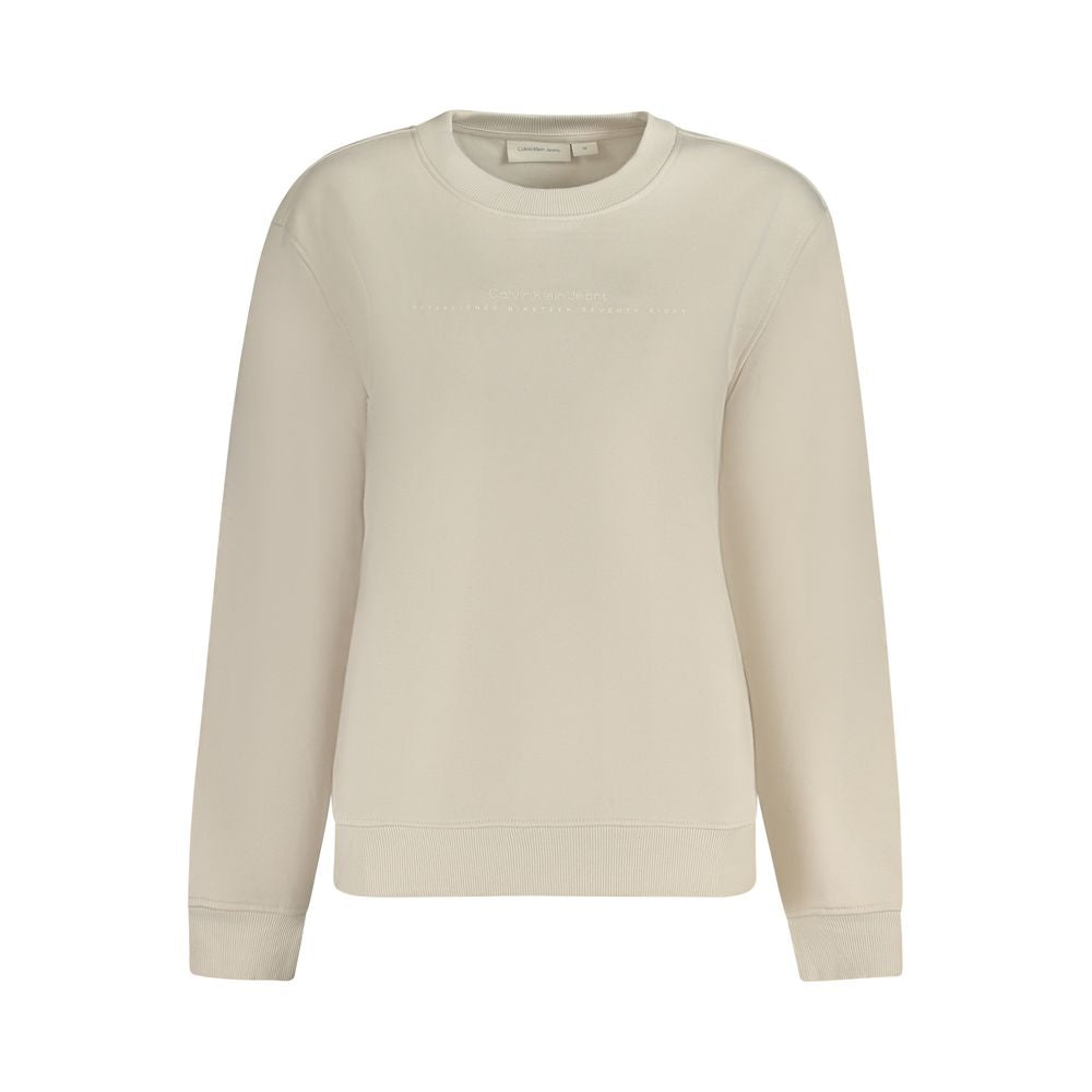 Calvin Klein Beige Cotton Sweater