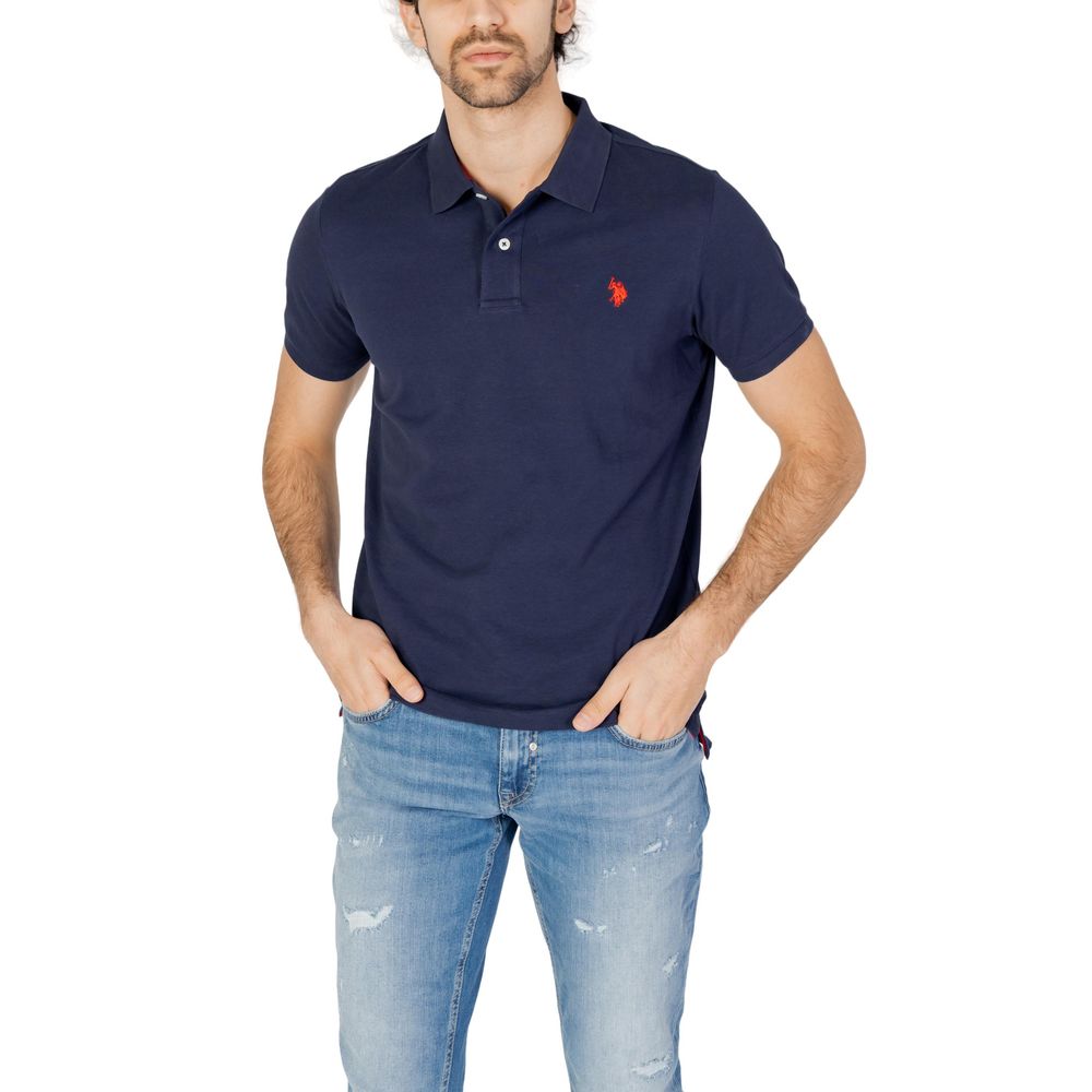 U.S. POLO ASSN. Blue Cotton Polo Shirt