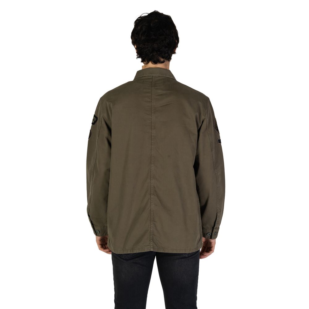 Replay Green Cotton Shirt