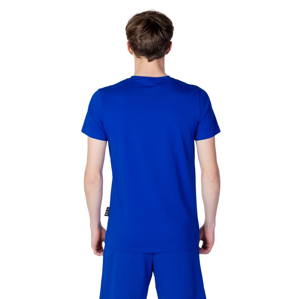 Icon Blue Cotton T-Shirt