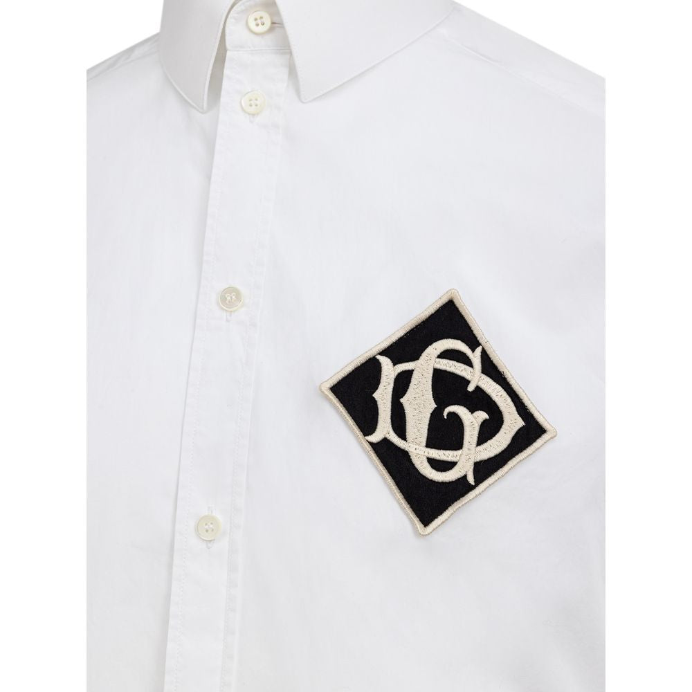 Dolce & Gabbana White Cotton Shirt