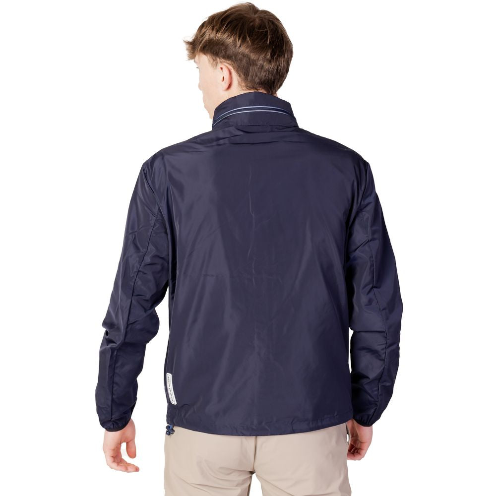 Armani Exchange Blue Polyester Jacket