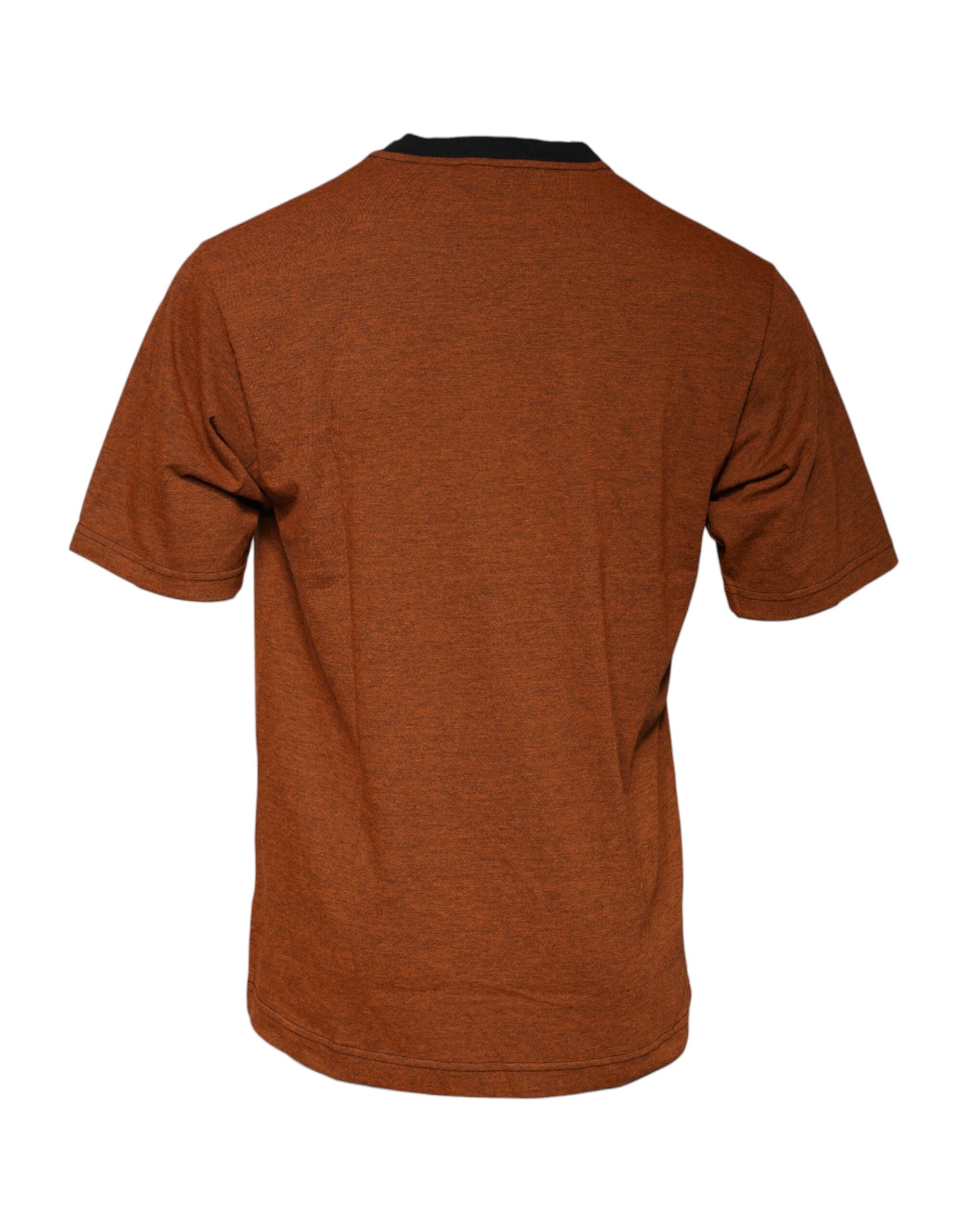 Dolce & Gabbana Brown DG Logo Polyester Crew Neck T-shirt