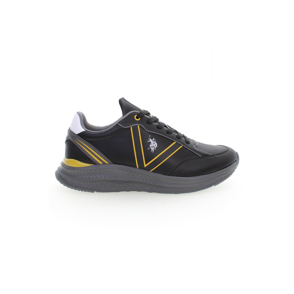 U.S. POLO ASSN. Black Polyester Men Sneaker