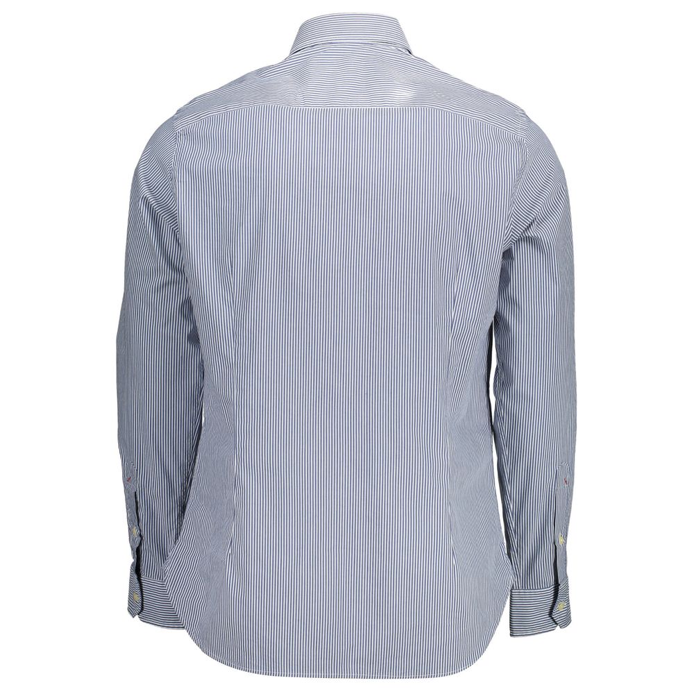 U.S. POLO ASSN. Blue Cotton Men Shirt