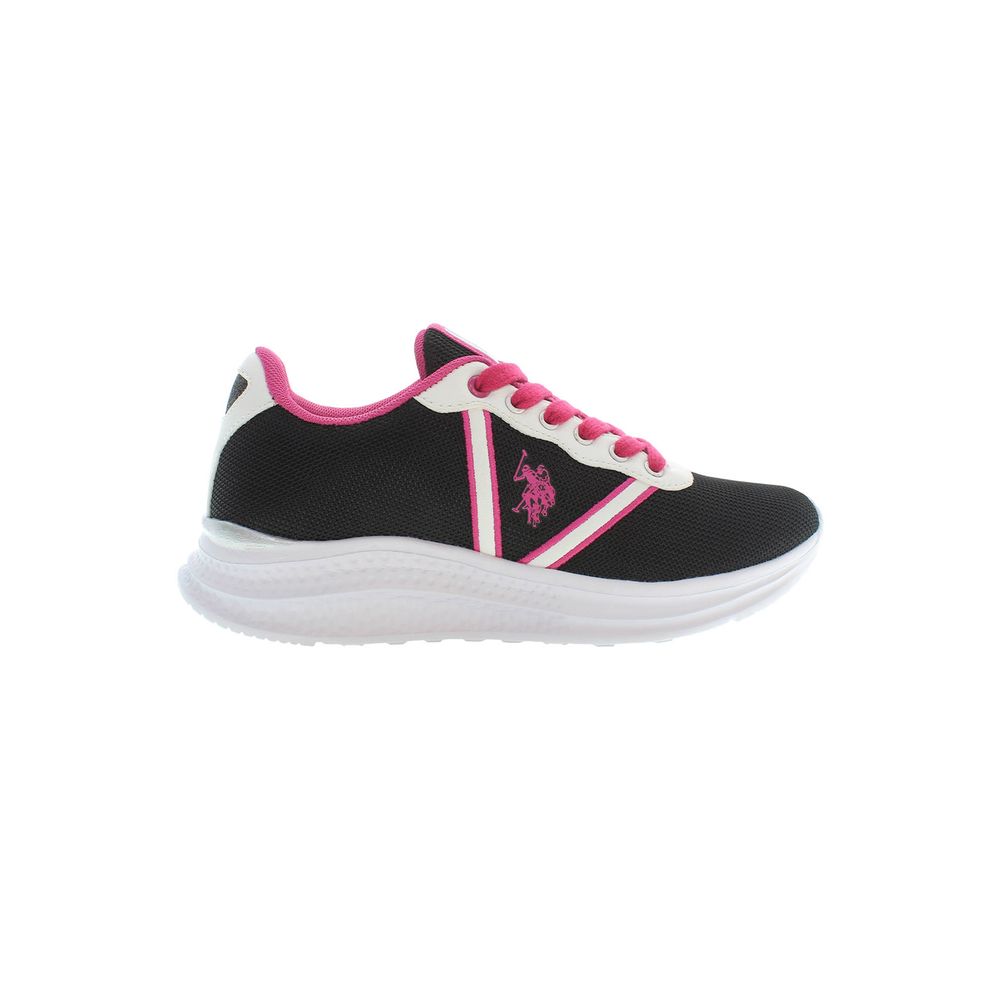 U.S. POLO ASSN. Black Polyester Women Sneaker